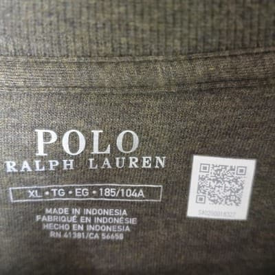 Polo Ralph Lauren Men’s XL Brown Cowl Neck Long Sleeve Sweater - Thumbnail 4