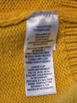 Chaps Ralph Lauren Men's Medium Yellow Long Sleeve Sweater - Thumbnail 4