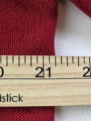 Chaps Ralph Lauren Adult Medium Red Short Sleeve Shirt - Thumbnail 5