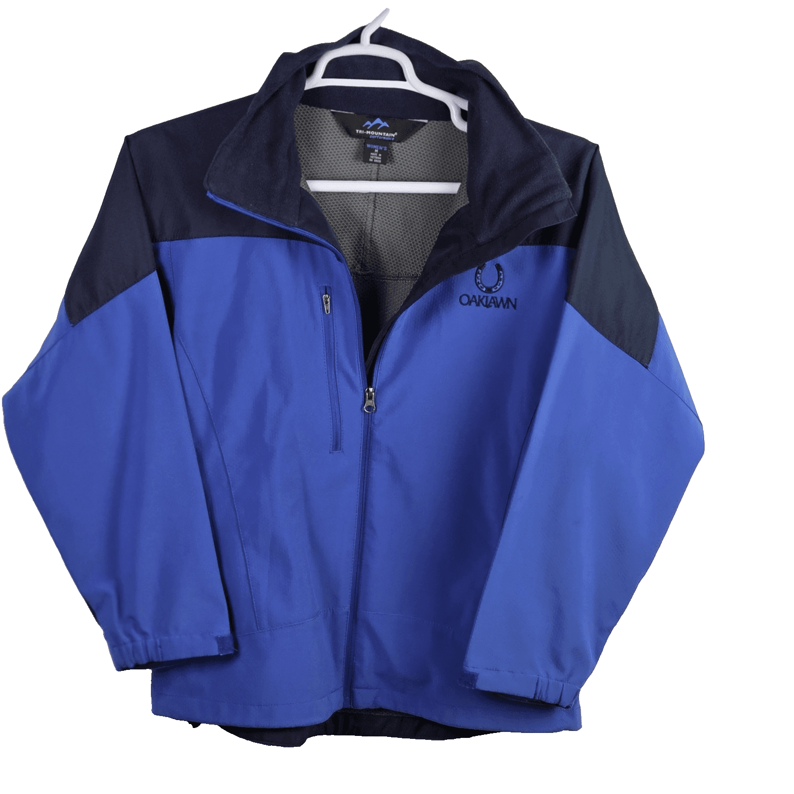Tri-Mountain " Oakland Racing" Women's Medium Blue Full Zip Jacket - Thumbnail 2