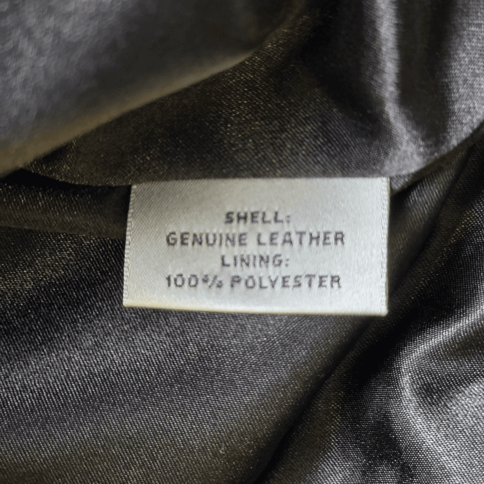 Preston & York Women's Large Black Leather Blend Button Down Jacket - Thumbnail 4