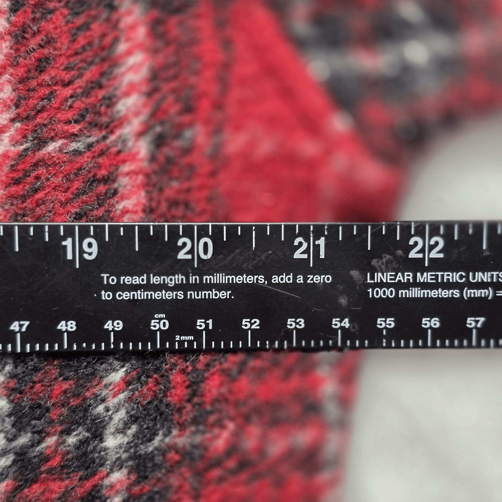 True Grit Women's Large Red Plaid Full Zip Jacket - Thumbnail 8