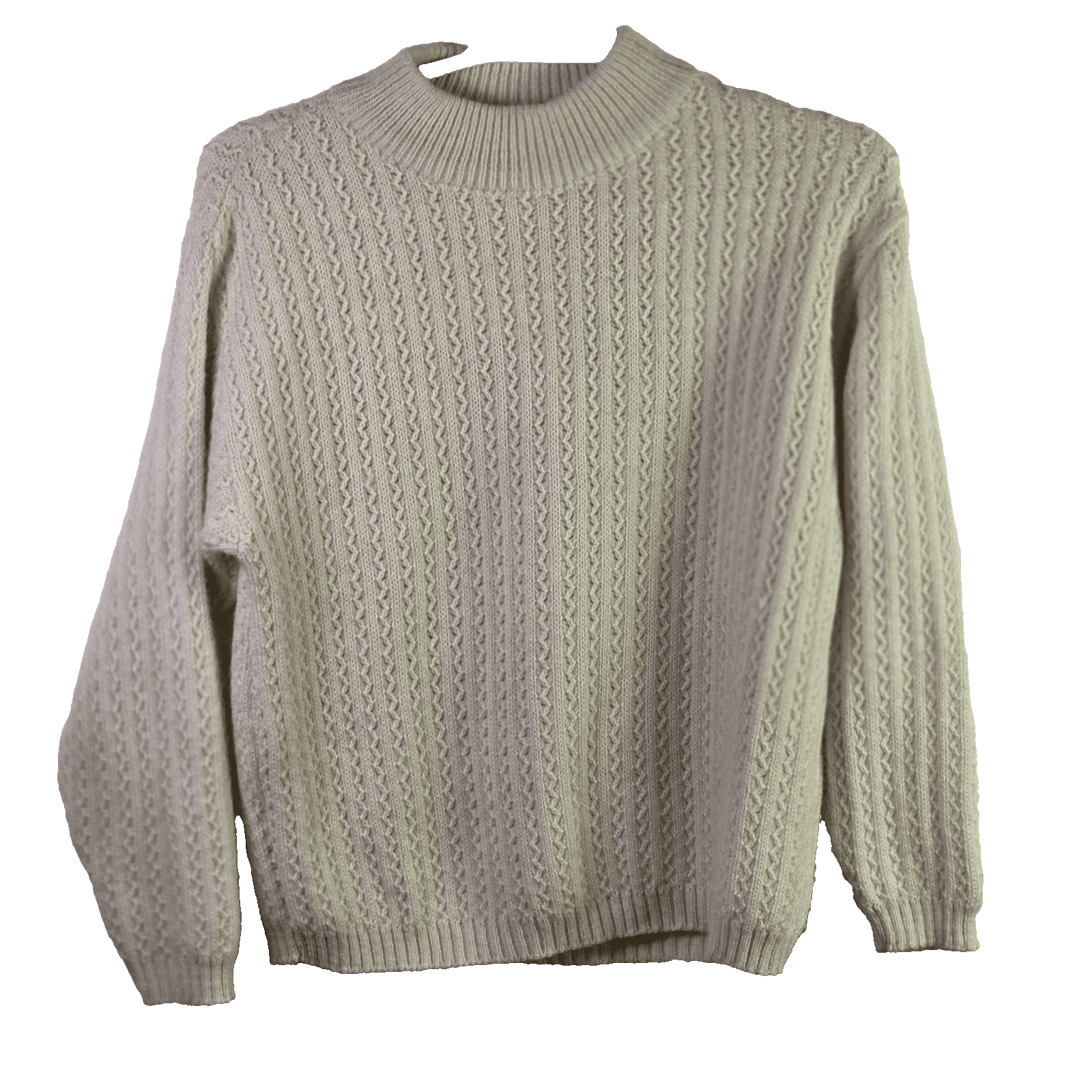 Vtg Boundary Waters Dayton’s Women's Large Beige Wool & Acrylic Sweater - Image 1
