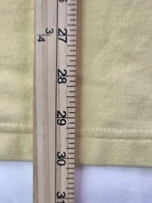 Chaps Men's XL Yellow Short Sleeve Polo Shirt - Thumbnail 6