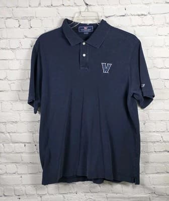 Vineyard Vines Men's Large Blue Short Sleeve Polo Shirt - Image 1