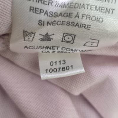 FootJoy Men's XL Pink Chevron Stretch Short Sleeve Golf Polo Shirt - Thumbnail 6