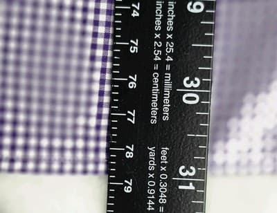 Polo Ralph Lauren Men's 18 36/37 Slim Fit Purple & White Gingham Shirt - Thumbnail 8