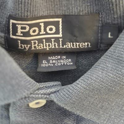 Polo Ralph Lauren Men's Large Gray Short Sleeve Shirt - Thumbnail 4