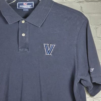 Vineyard Vines Men's Large Blue Short Sleeve Polo Shirt - Thumbnail 2