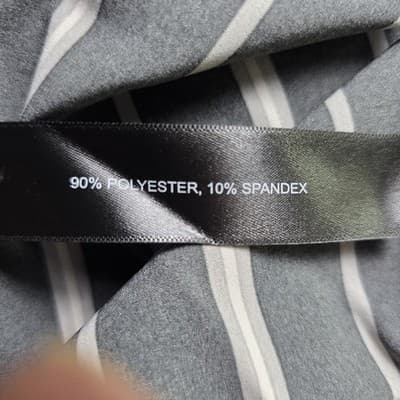 Denim and Flowers Men's Large Black W/White Stripes Button Down Shirt - Thumbnail 7