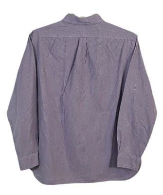 Polo Ralph Lauren Men's 18 36/37 Slim Fit Purple & White Gingham Shirt - Thumbnail 7