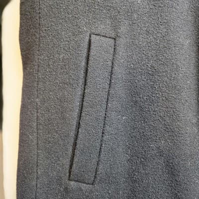 Chaps Men’s XL Black 80% Wool Blend Trench Coat - Thumbnail 5