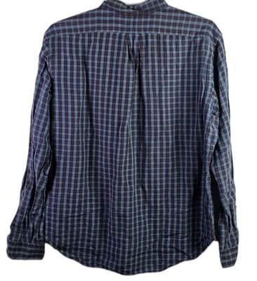 Ralph Lauren Men's XL Blue Buffalo Check Classic Fit Long Sleeve Shirt - Thumbnail 6