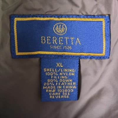Beretta Mens XL Brown Shooting Clay Skeet Field Vest - Thumbnail 3