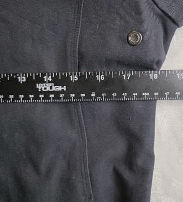 Anne Klein Women's Small Black Cotton Trench Coat - Thumbnail 7