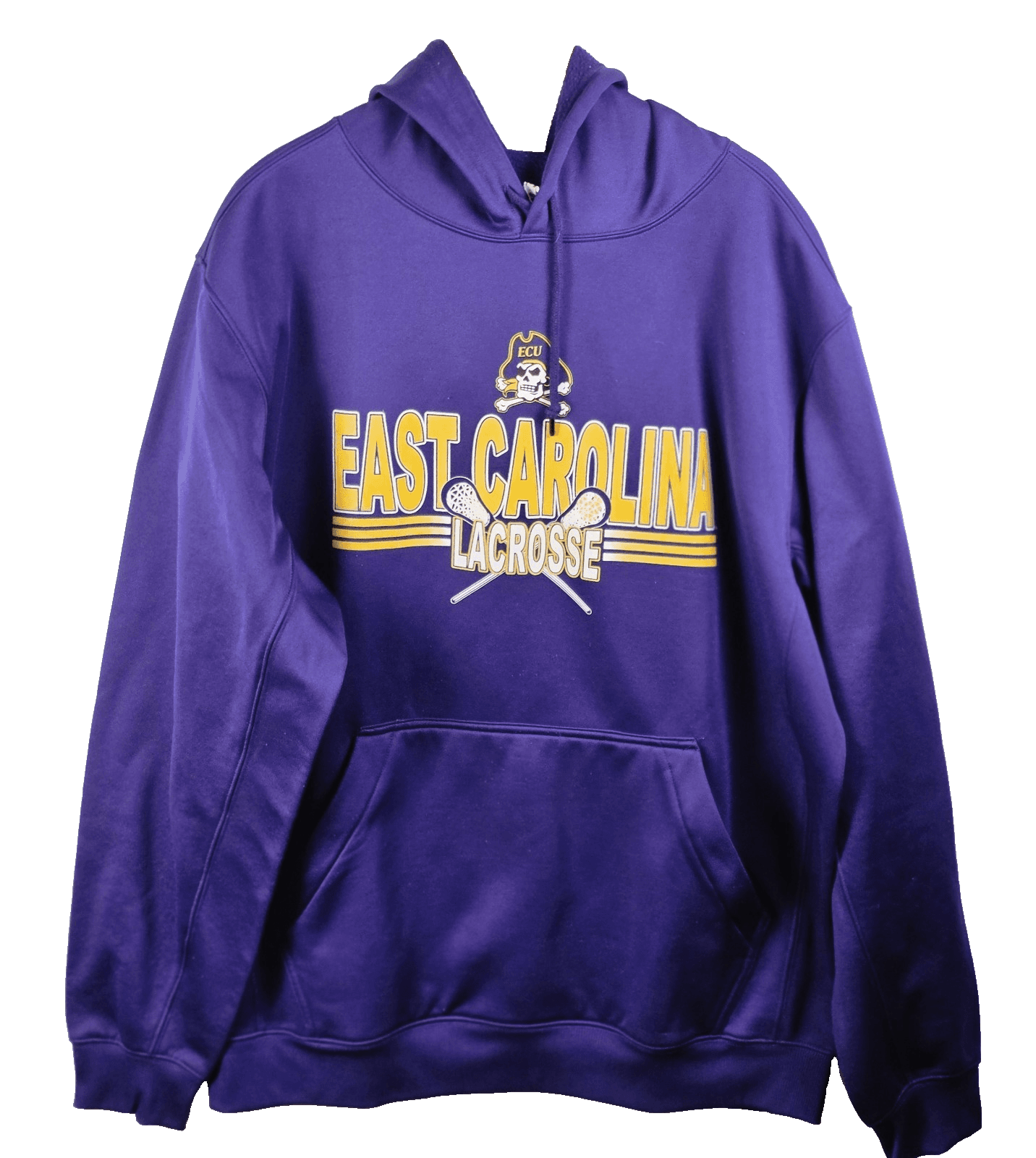 East Carolina Pirates Men's Large Purple Hoodie - Image 1