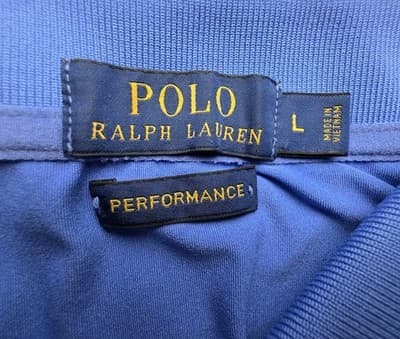 Polo Ralph Lauren Men's Large Preformance Light Blue Short Sleeve Shirt - Thumbnail 4
