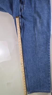 Chaps Men's 40 X 30 Classic Fit 5-Pocket Cotton Denim Jeans - Thumbnail 12