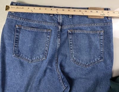 Chaps Men's 40 X 30 Classic Fit 5-Pocket Cotton Denim Jeans - Thumbnail 9