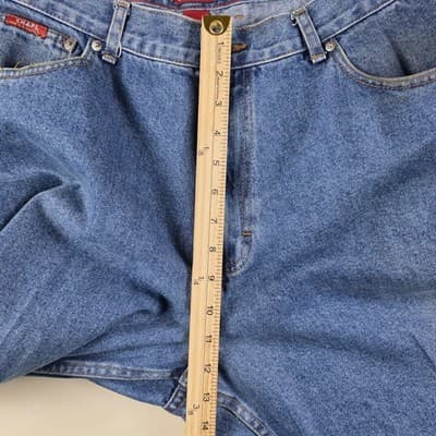 Chaps Men's 40 X 30 Classic Fit 5-Pocket Cotton Denim Jeans - Thumbnail 10