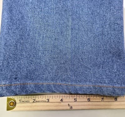 Chaps Men's 40 X 30 Classic Fit 5-Pocket Cotton Denim Jeans - Thumbnail 11