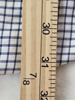 Ralph Lauren Men's XL Gingham Black/White Long Sleeve Button Up Short - Thumbnail 5