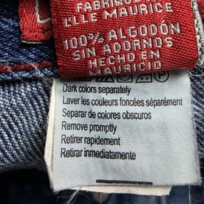 Chaps Men's 40 X 30 Classic Fit 5-Pocket Cotton Denim Jeans - Thumbnail 5