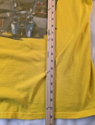 Harley Davidson Men's XL Yellow New Port Richey Florida Short Sleeve Shirt - Thumbnail 7