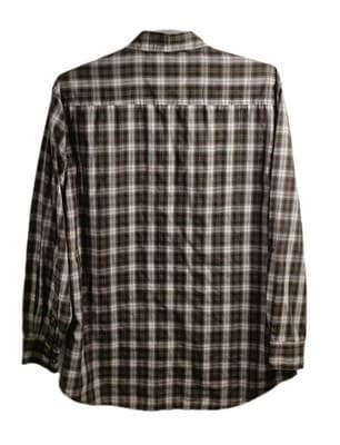 Red Head Men's Large Brown Multicolored Plaid Long Sleeve Button Up Shirt - Thumbnail 5