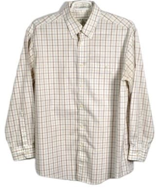 Orvis Mens Large Multicolor Windowpane Long Sleeve Button Down Shirt - Image 1