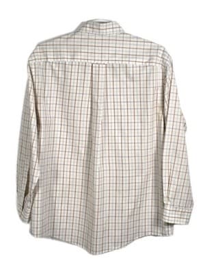 Orvis Mens Large Multicolor Windowpane Long Sleeve Button Down Shirt - Thumbnail 6