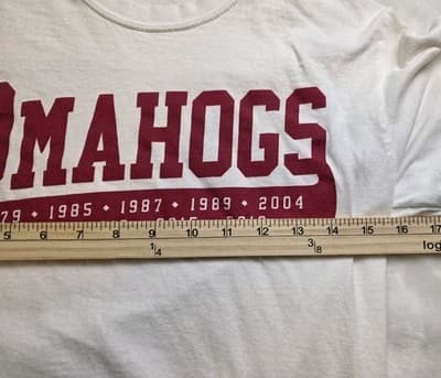 2015 Omahogs Arkansas Razorbacks Baseball T-shirt Small - Thumbnail 5