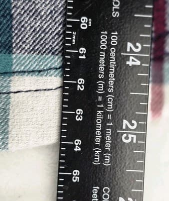 Orvis Women's Small Red Navy White Plaid Flannel Snap Button Shirt Jacket - Thumbnail 7