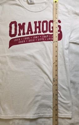 2015 Omahogs Arkansas Razorbacks Baseball T-shirt Small - Thumbnail 8