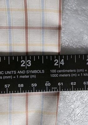 Orvis Mens Large Multicolor Windowpane Long Sleeve Button Down Shirt - Thumbnail 5