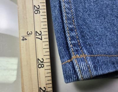 Chaps Men's 40 X 30 Classic Fit 5-Pocket Cotton Denim Jeans - Thumbnail 13