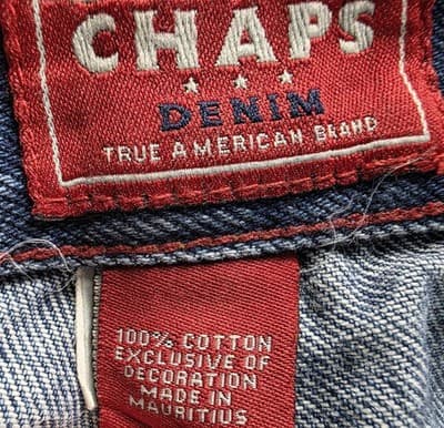 Chaps Men's 40 X 30 Classic Fit 5-Pocket Cotton Denim Jeans - Thumbnail 4