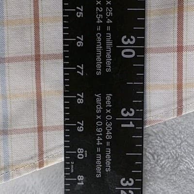Orvis Mens Large Multicolor Windowpane Long Sleeve Button Down Shirt - Thumbnail 7