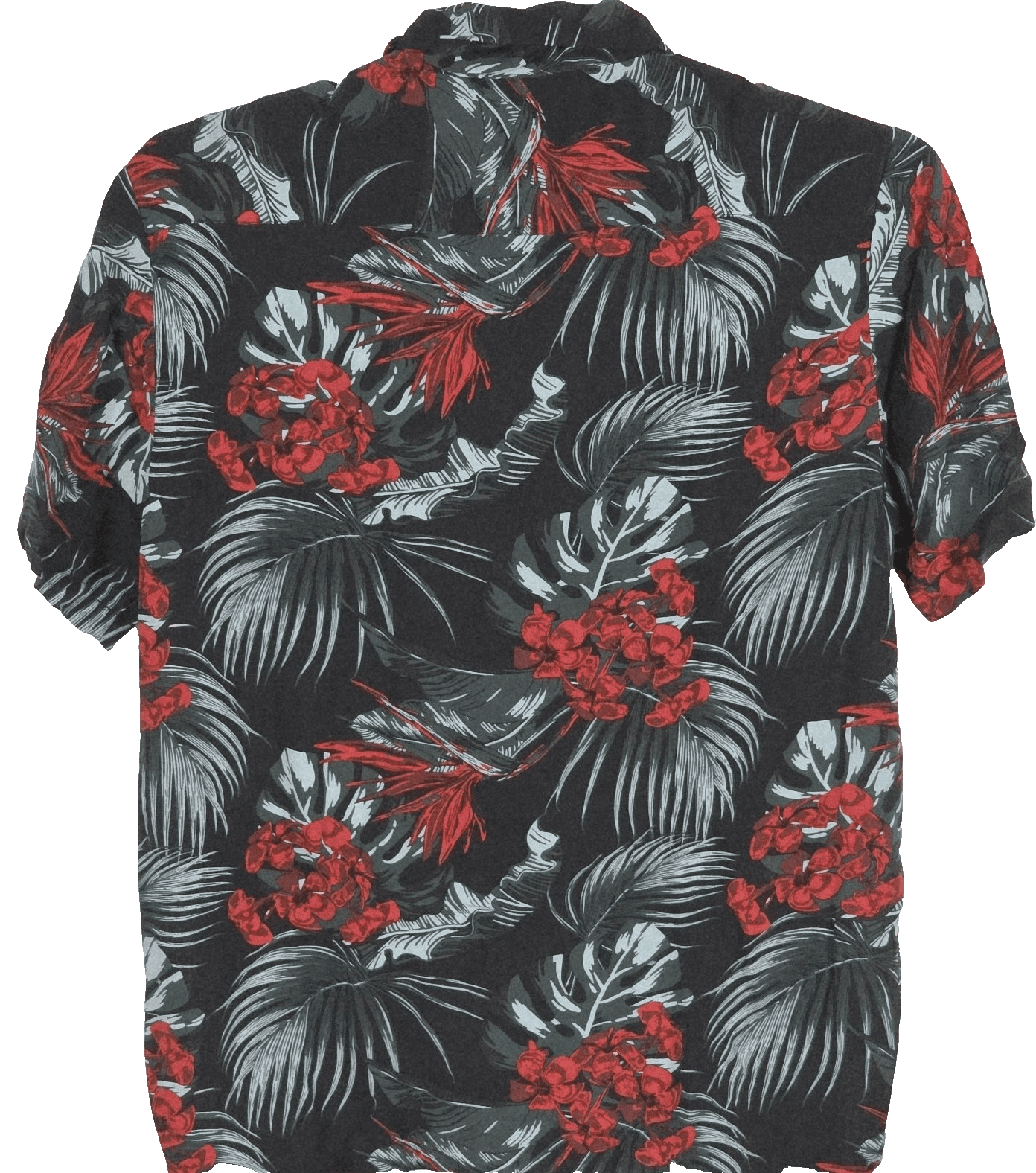 Denim & Flower Men's Large Floral Paisley Short Sleeve Button Up Shirt - Thumbnail 6