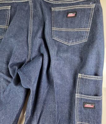Genuine Dickies Men's Sz 42x30 Denim Utility Jeans - Thumbnail 4