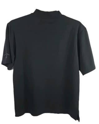 Tommy Bahama Men’s Large Black Cotton Blend Short Sleeve Polo Shirt - Thumbnail 7