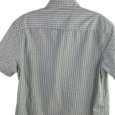Denim And Flower Men's Medium Short Sleeve Button Down Shirt - Thumbnail 7