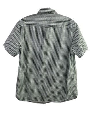 Denim And Flower Men's Medium Short Sleeve Button Down Shirt - Thumbnail 6
