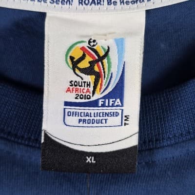 Fila Men's Blue XL South Africa 2010 World Cup Short Sleeve T-Shirt - Thumbnail 5