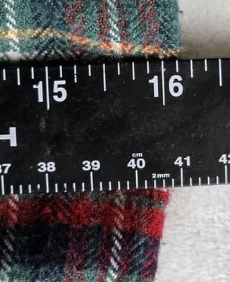 American Eagle Outfitters Women's XS Red & Green Plaid Flannel Long Sleeve Shirt - Thumbnail 4