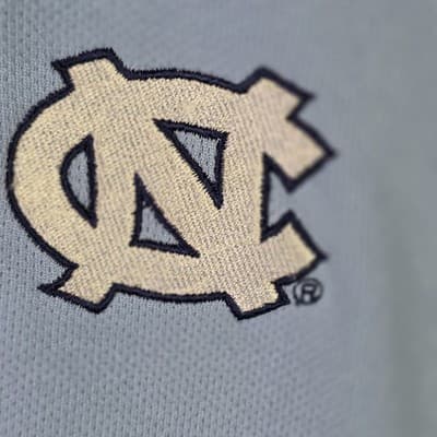 NCAA North Carolina Tar Heels Men's 3XL Blue Short Sleeve Polo Shirt - Thumbnail 3
