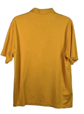 Nike Golf Dri-fit Men's XL Yellow Short Sleeve Polo Shirt - Thumbnail 7