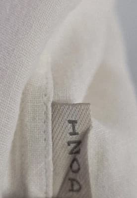 IZod Classic Men's Medium White Linen Blend Short Sleeve Polo Shirt - Thumbnail 4