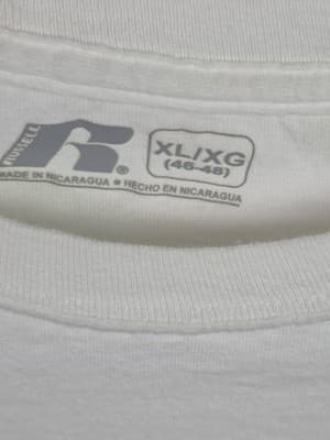 Vintage Men's XL White Arkansas Razorbacks Short Sleeve T-Shirt - Thumbnail 3