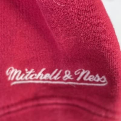 Mitchell & Ness Extra Small Red & Gray Kansas City Chiefs Throwback Hoodie - Thumbnail 3